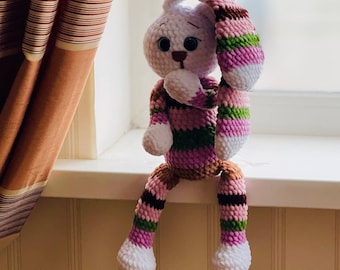 DIY Crochet Bunny Toy Pattern - Easter Rabbit Amigurumi Guide PDF, Crochet Pattern toys