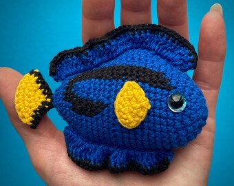 14 in 1 熱帯魚のかぎ針編みパターン PDF。海の生き物の編みぐるみ