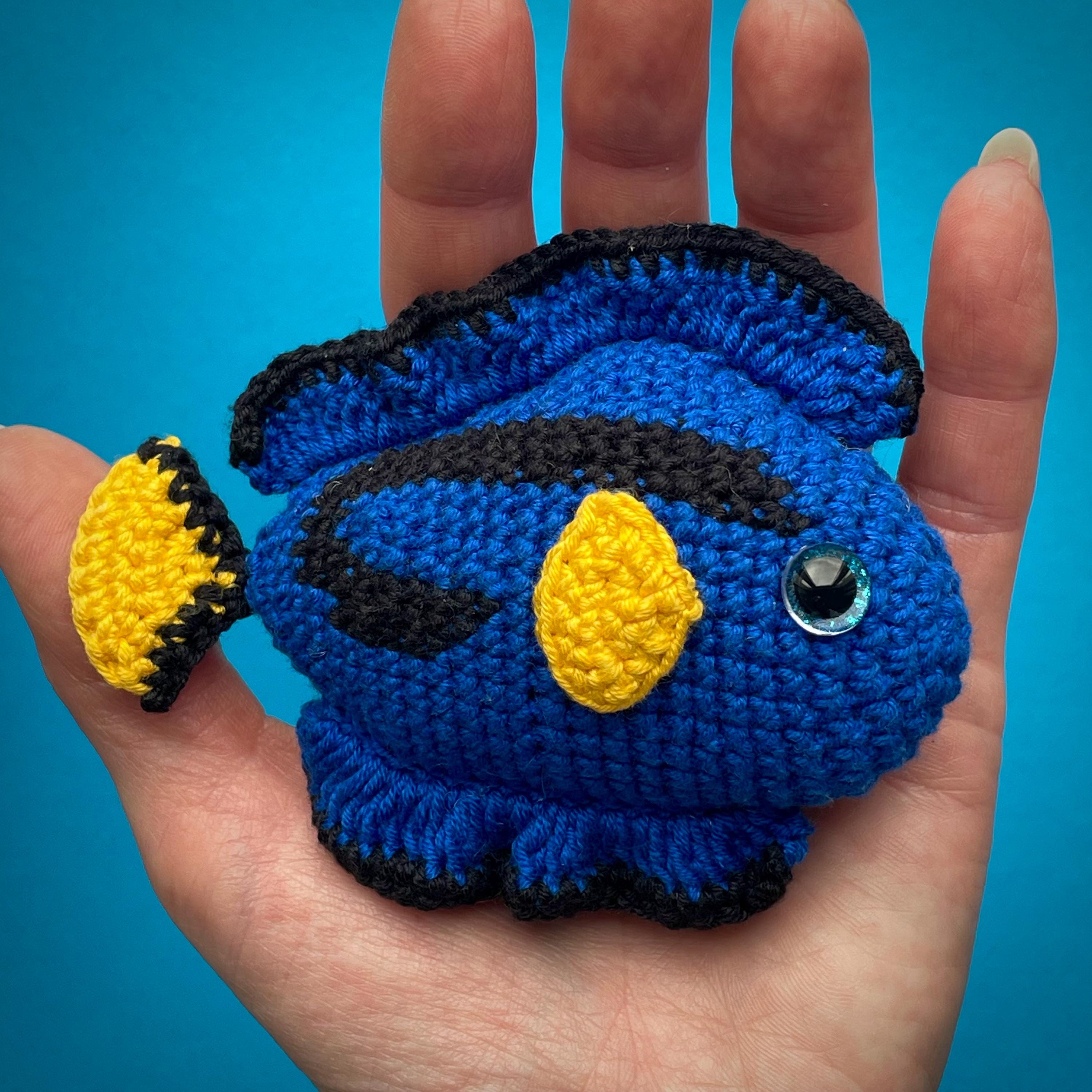 14 in 1 熱帯魚のかぎ針編みパターン PDF。海の生き物の編みぐるみ