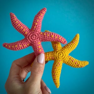 10-i-1-virkmönster för akvarier i PDF-format. 10-i-1-amigurumi med havsdjur. Fisk, mussla, sjöstjärna, snigel, sjögräs bild 15