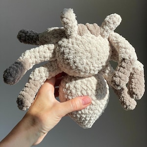 Realistic Spider Crochet Pattern PDF. Plush Stuffed Animal Tutorial. Large Amigurumi Toy image 14