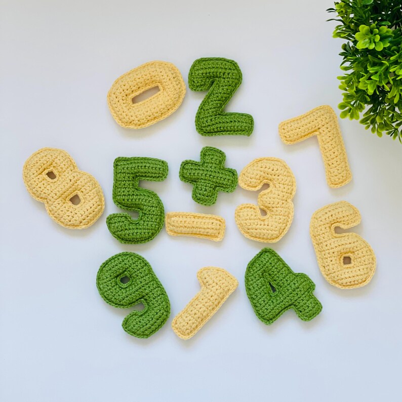 Crochet Numbers Pattern PDF 0–9. Amigurumi Number Toys. Baby Learning ...