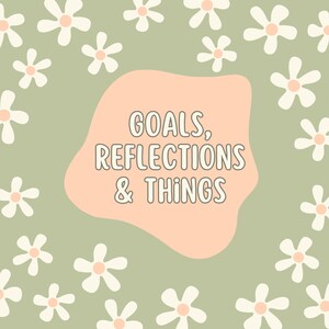 Self Help Goal Setting and Reflection Journal Template