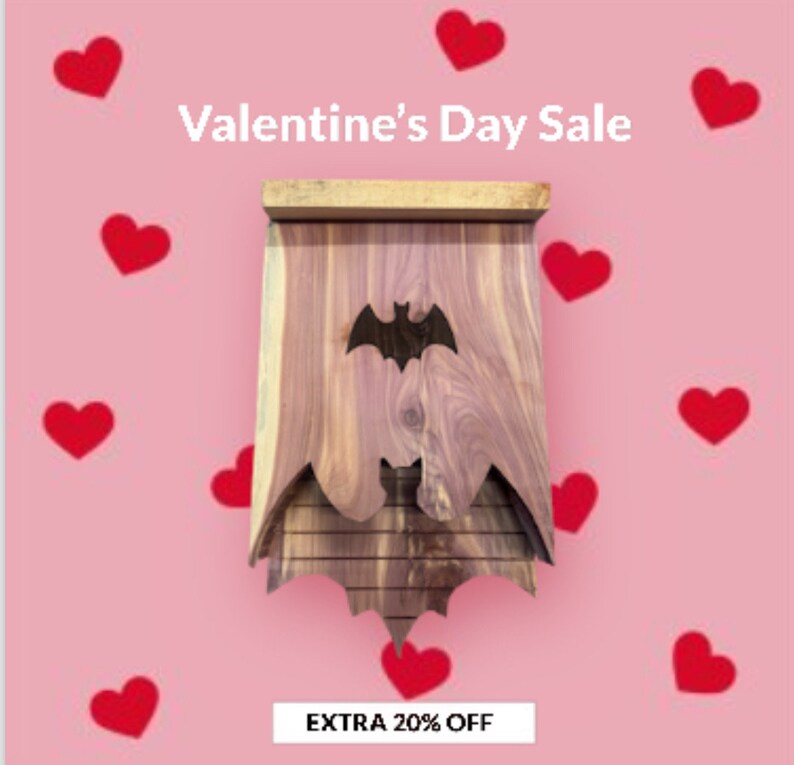 Bat Box, Large Aromatic Cedar Bat Box, Bat House, Bat Nest, Bat