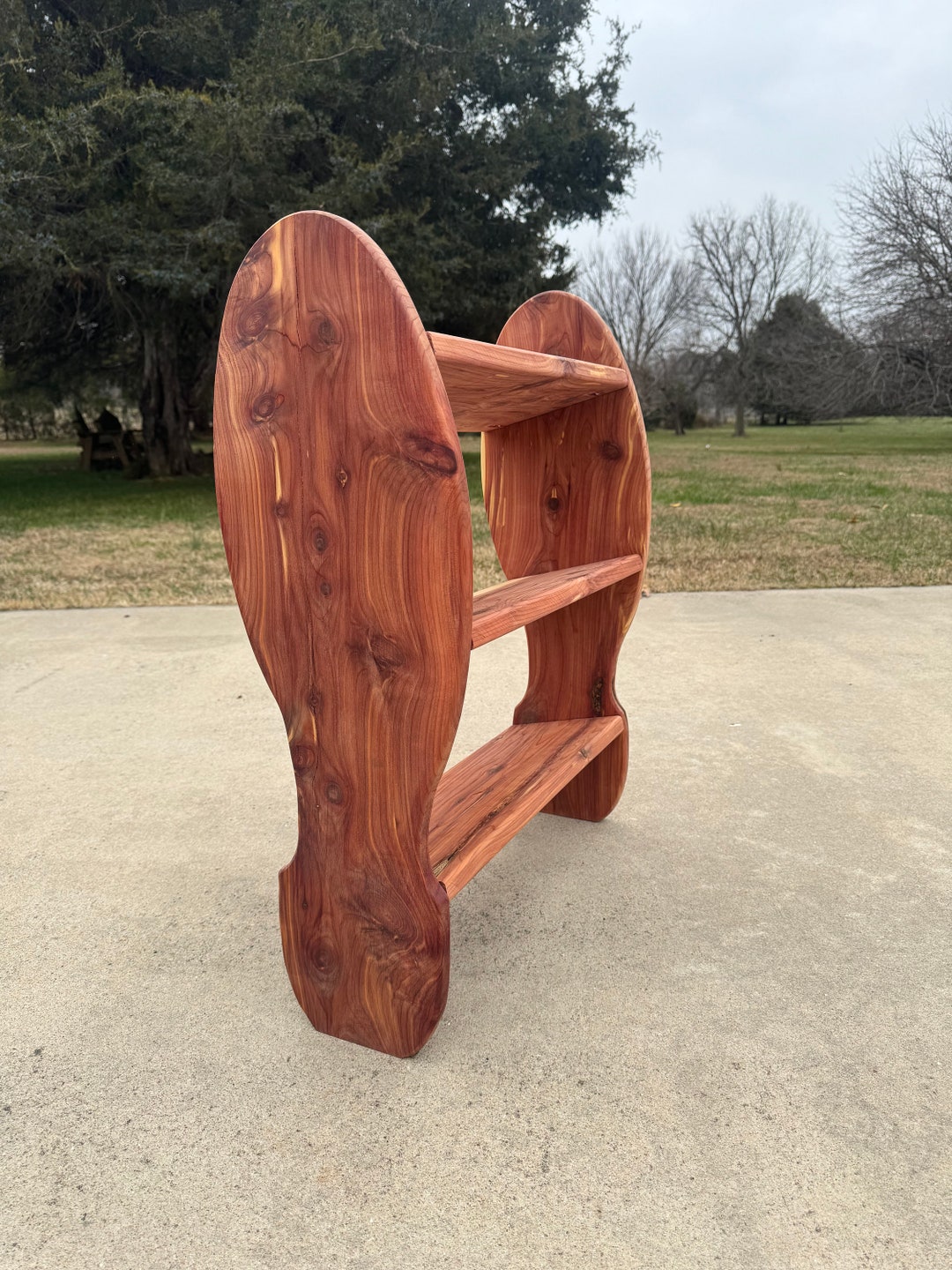 Handmade Custom Cedar shoe Rack Shelf Etsy