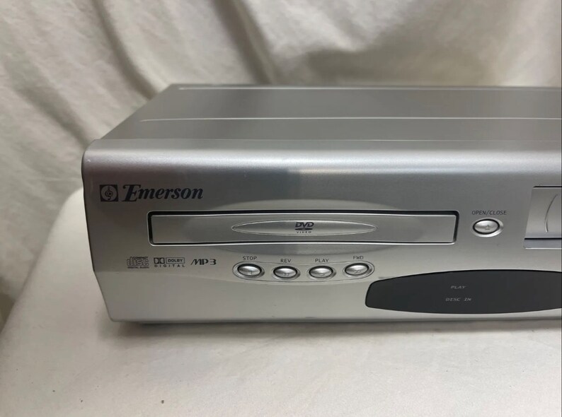 Emerson EWD2203 Dvd VCR/VHS Combo Player Tested and Working Etsy