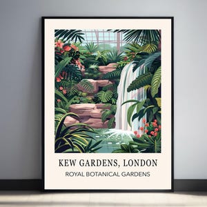 Kew Gardens London Print: Vintage Botanical Wall Art