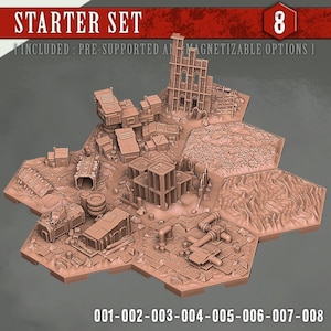 Blocos de mapa de terreno da campanha Underhive Dominion - Conjunto inicial
