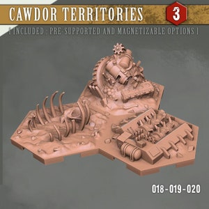 Mapas de terreno da Faith Gang Underhive - Campanha Dominion