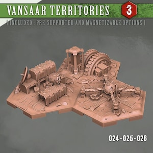 Blocos de mapa de terreno Artifice Gang Underhive - Campanha Dominion