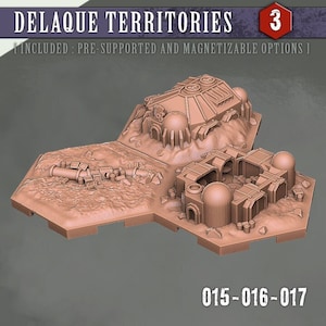 Tessere mappa terreno Underhive di Shadow Gang - Campagna Dominion