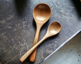Japanese wooden kitchen utensils - wooden spoons for cooking - wooden utensils - cooking utensils - wooden cooking spoons - kitchen decoration - gift idea