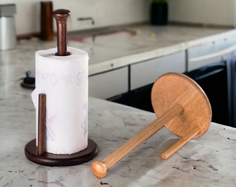 Kitchen Roll Holder, Olive Wood 30cm - Etsy