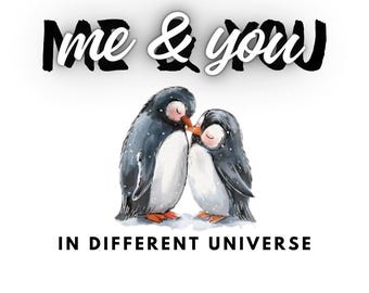 Ich und du in einem anderen Universum, SVG, PNG PDF, Valentinstag, Paar Shirt, Mann, Frau, Dxf, Digitaler Download, Geschenk für Freundin