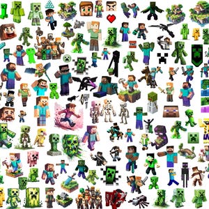 Mine Svg Bundle Gaming Svg Png Pdf Cricut Birthday Gift for Gamer Digital Download Popular Video Game Mine SVG PNG PDF