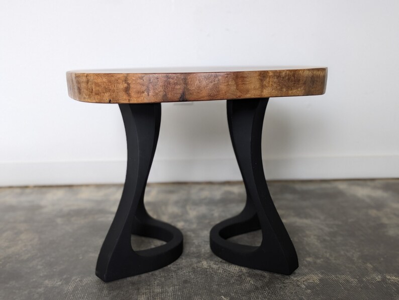 Live Edge Black Walnut End Table 2 Available Etsy