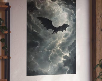 Tairn Dragon Art Print | Fourth Wing, Empyrean Series