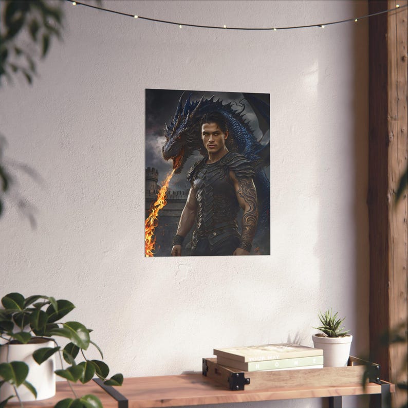 Xaden Riders En Xaden Riorson Art Print | Dragon Rider, Fourth Wing Fan Art - Etsy
