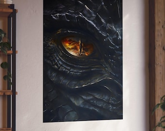 Fourth Wing Fan Art Poster, Romantasy Wall Art, Tairn, Art for Readers, Dragon Rider Aesthetic, Gift for Readers, Onyx Storm, Iron Flame