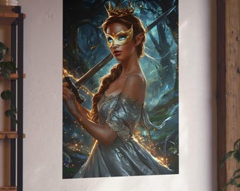 Nesta Archeron Art Poster, ACOTAR Wall Print