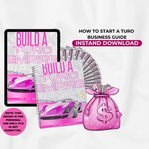 Turo Business eBook Guide | Digital Download | How to Start a Turo Empire | Car Rental Side Hustle for Beginners | Passive Income Tips