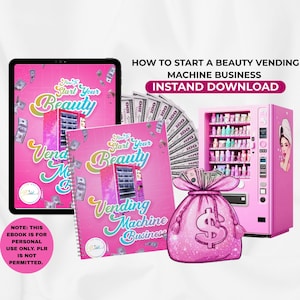 Beauty Vending Machine Business eBook: Start Your Vending Biz (Digital Download)