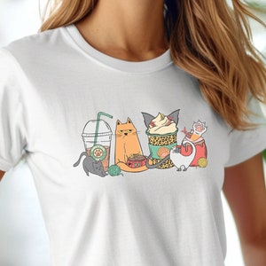 Kat moeder shirt cadeau voor haar op Moederdag cadeau T-shirt cartoon grappig T-shirt cadeau voor verjaardag of kerst