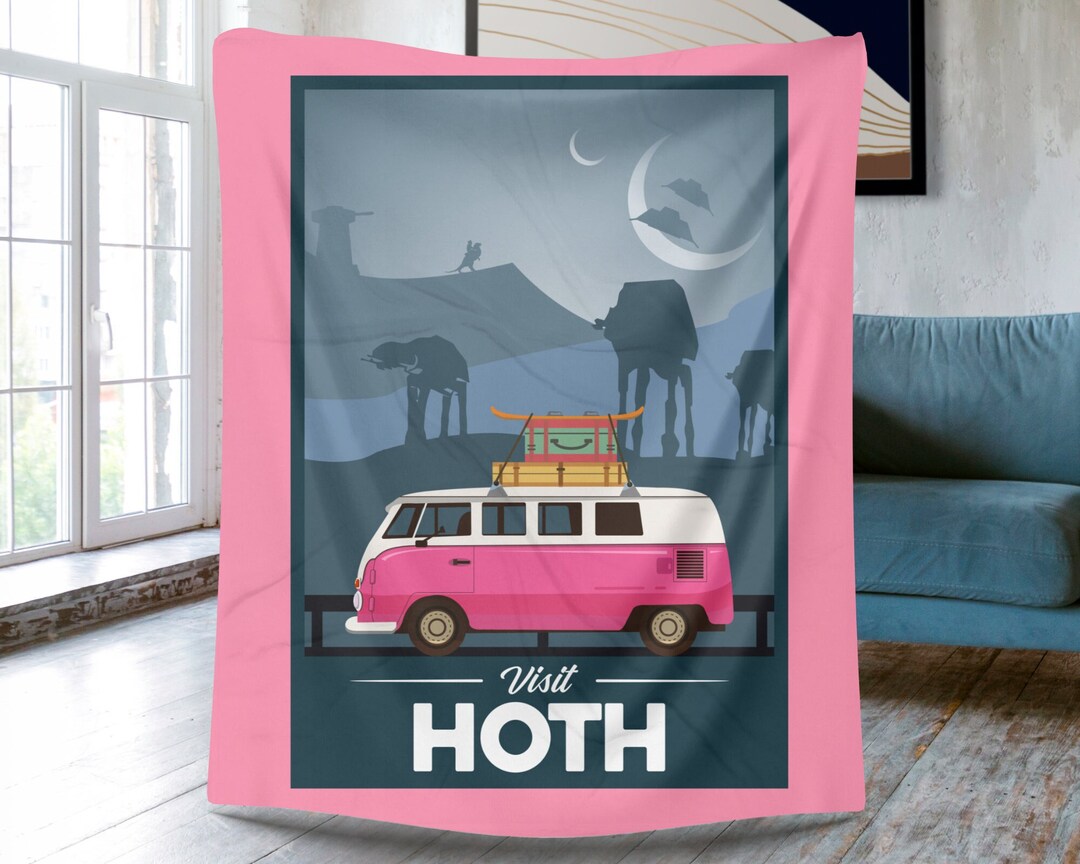 Star Wars Throw Blanket, Visit Hoth Star Wars Inspired Throw Home Decor ...
