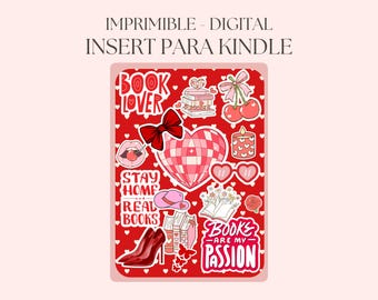 Kindle Paperwhite com encarte vermelho - DOWNLOAD DIGITAL