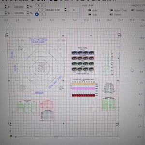 LightBurn Laser Test Pattern 8