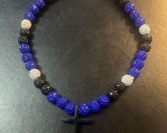 Baseball Necklace with cross