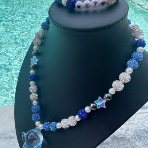 MLB athlete astro drip Necklace & bracelet set