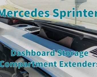 Mercedes Sprinter VS30 Dash Pocket Extender: More storage, cable management (2019+)