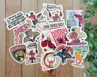 Florida Panthers Hockey Stickers: Vinyl Decal Variety Pack