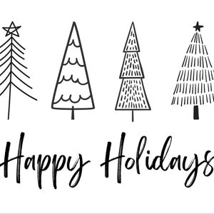 Plantilla de felices fiestas