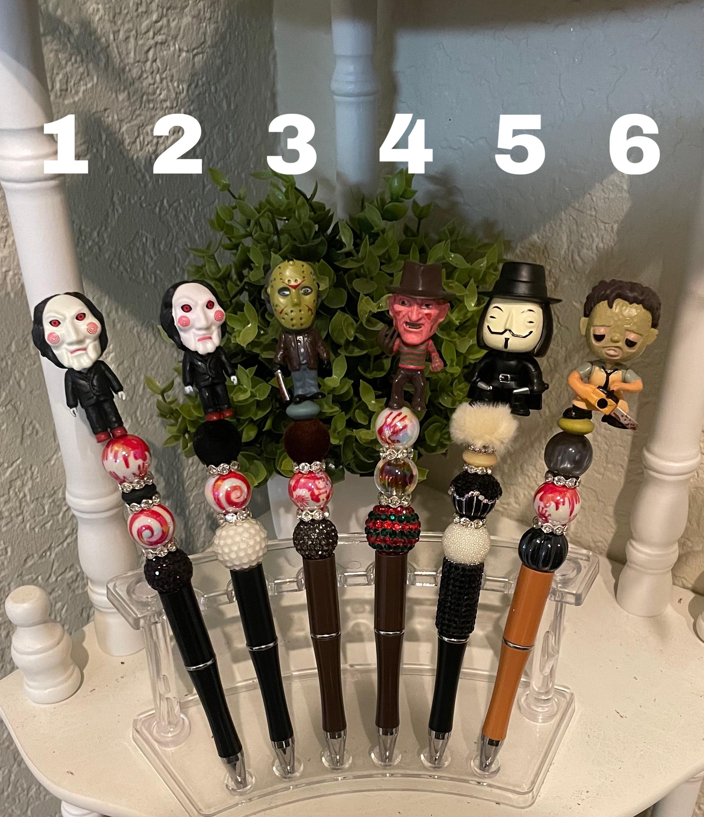 Custom Beaded Horror Character Pen
