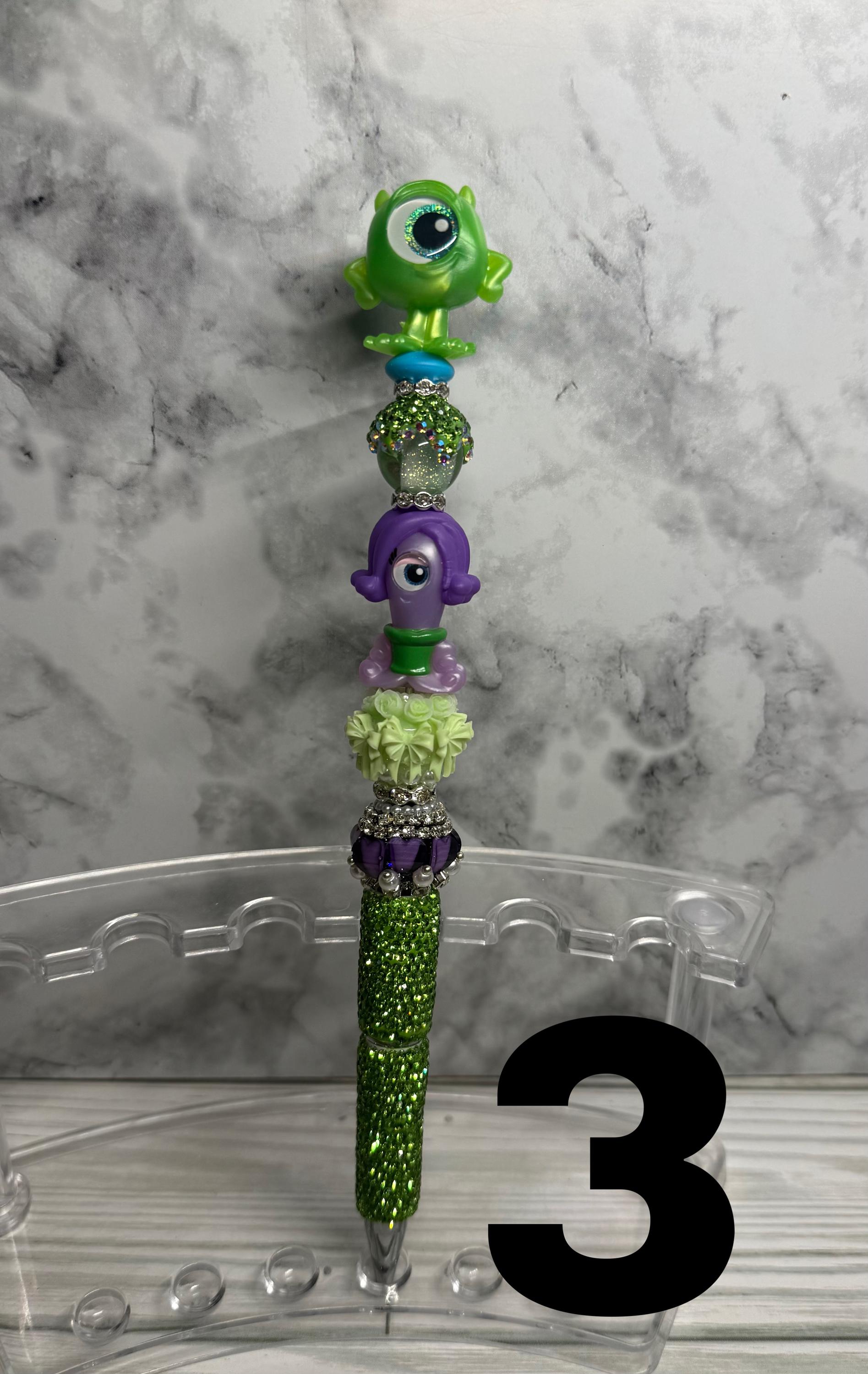 Cartoon Rhinestone Pen Double Character Rhinestone Pen, Cute Pens, Adorable Pens, Doorable Pen ...