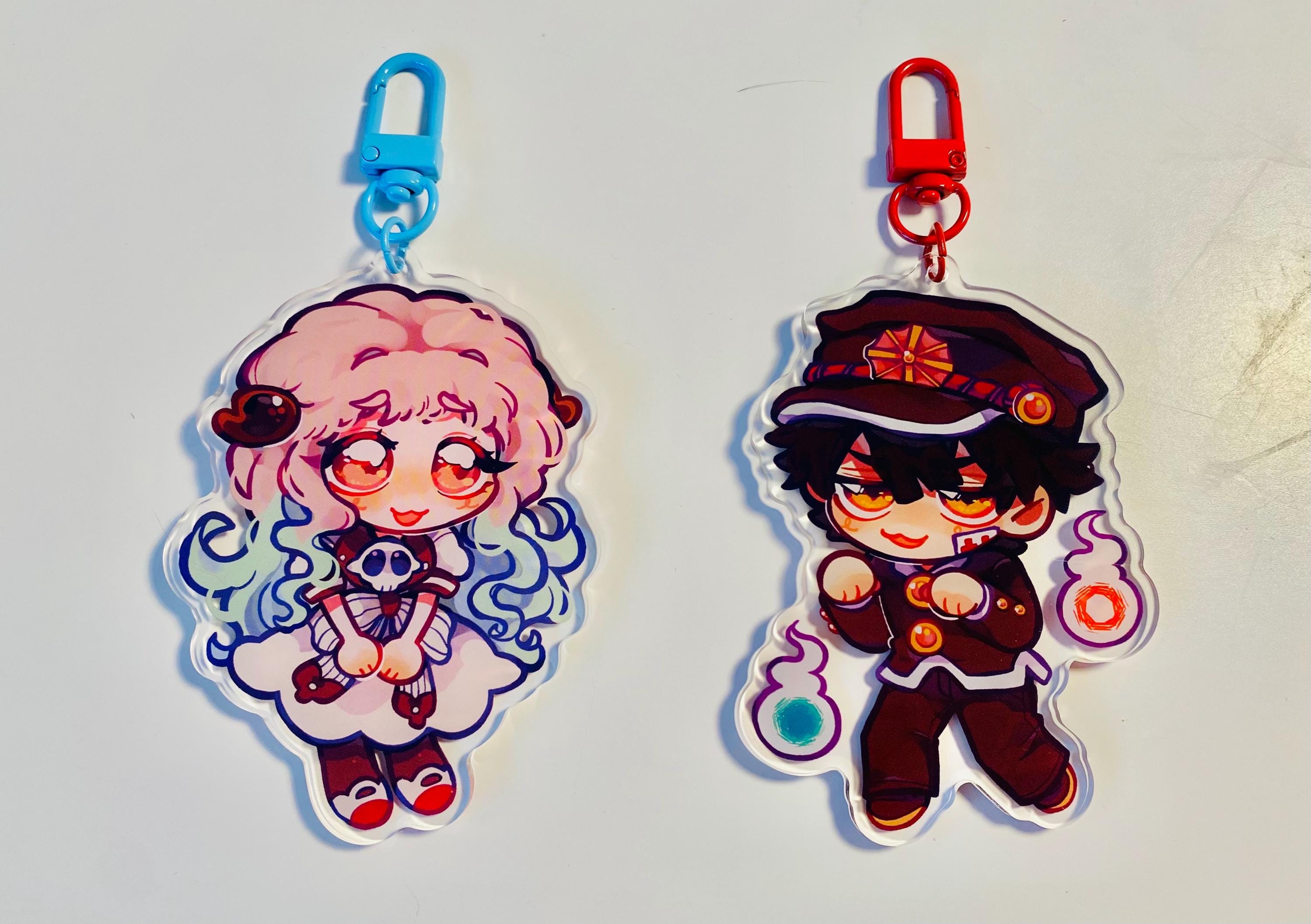 Hanako Kun Acrylic Keychain | Anime Charm | TBHK - Etsy