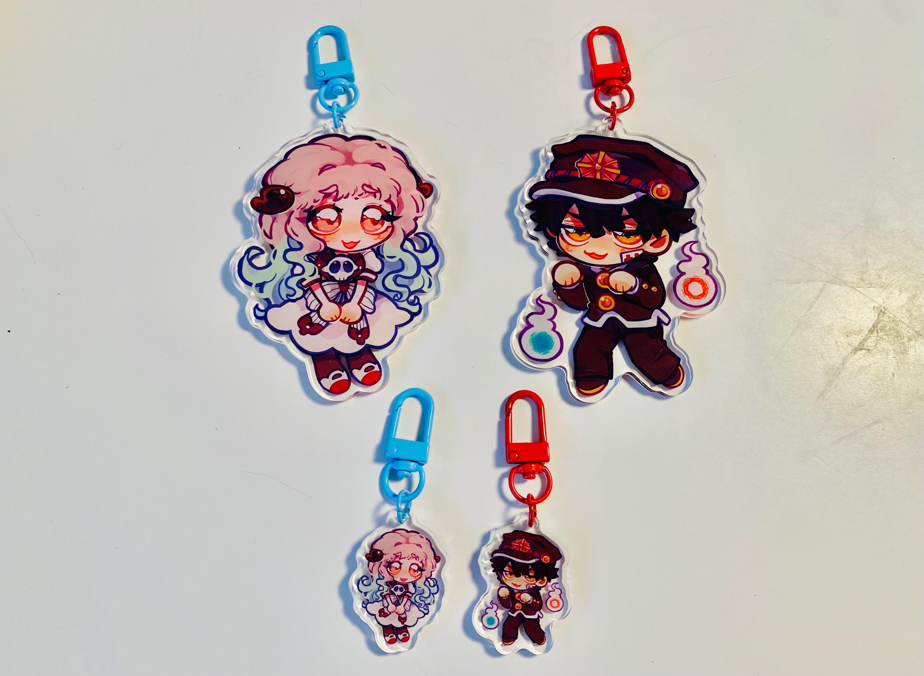 Hanako Kun Acrylic Keychain | Anime Charm | TBHK - Etsy