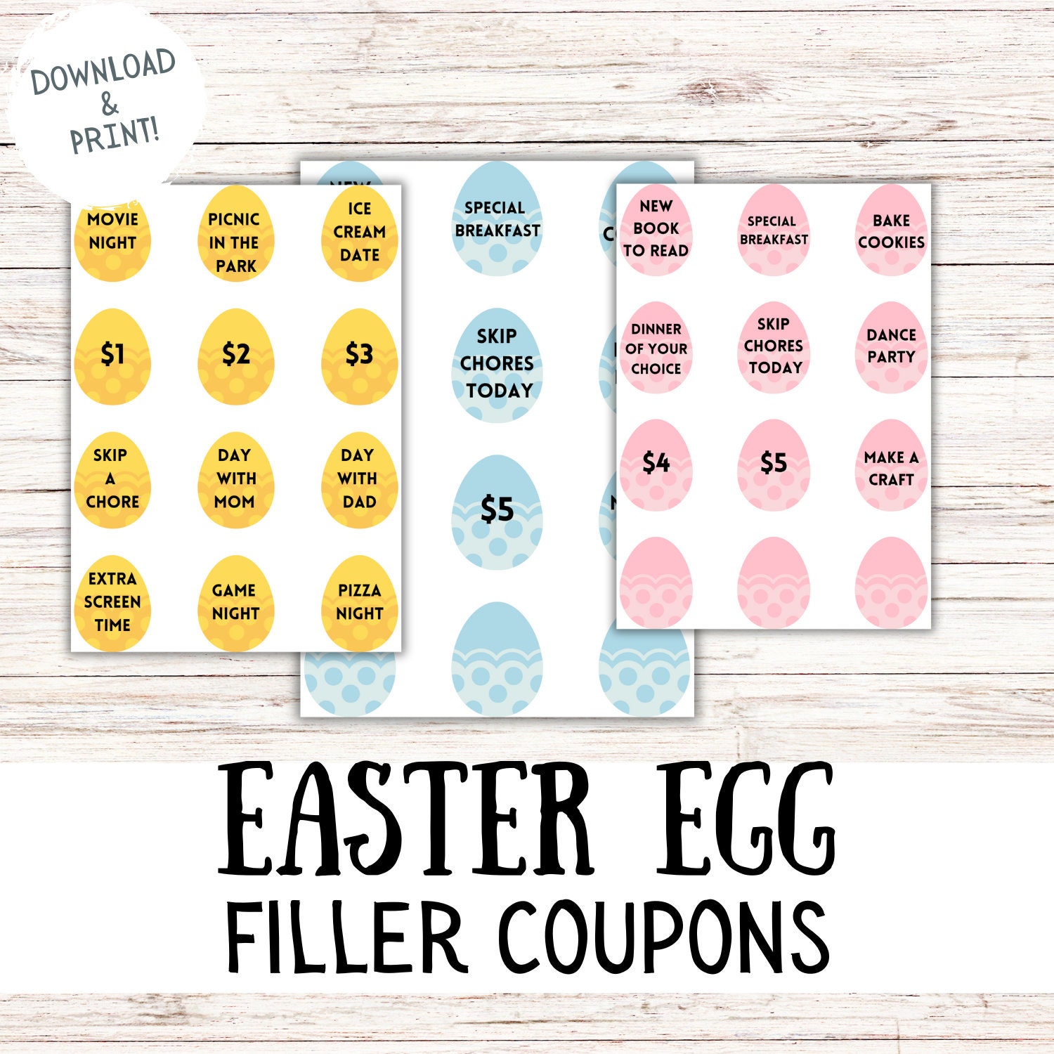 Fillable Easter Egg w/ Easter Scene 6