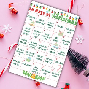 Printable 25 Days of Christmas Activities
