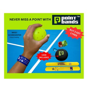Pickleball Point Band ORIGINAL Scorekeeper Wristband