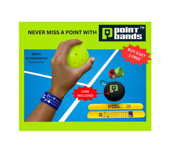 Pickleball Point Band ORIGINAL Scorekeeper Wristband