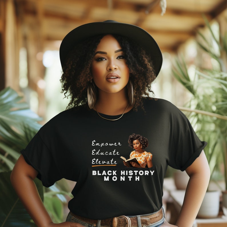 Black History Month T Shirt for Black Women Tshirt Black Pride Tshirt