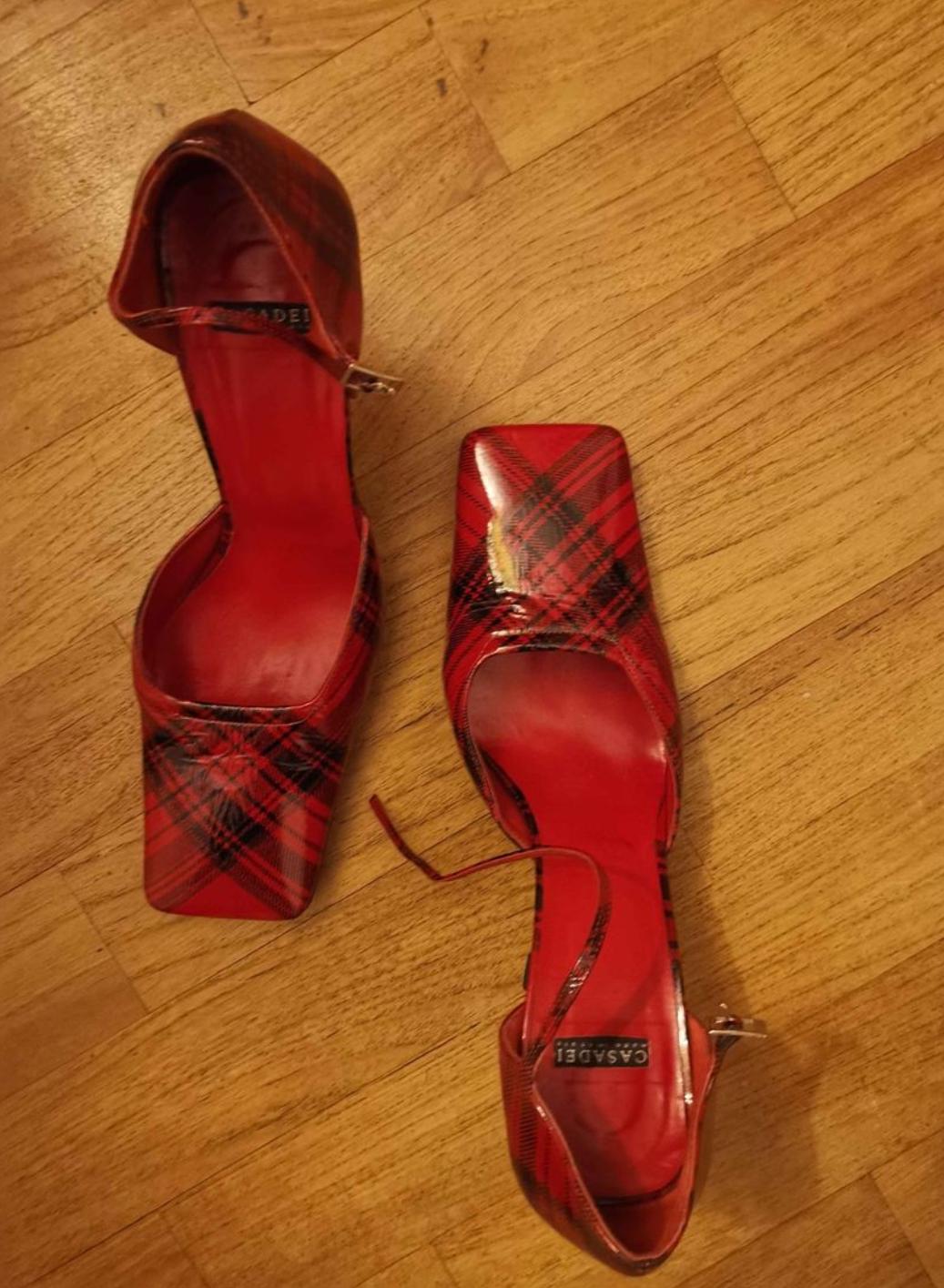 Escarpins Sergio Rossi Imprimé Animal - Taille 38.5, Cuir Verni, Talon Moyen