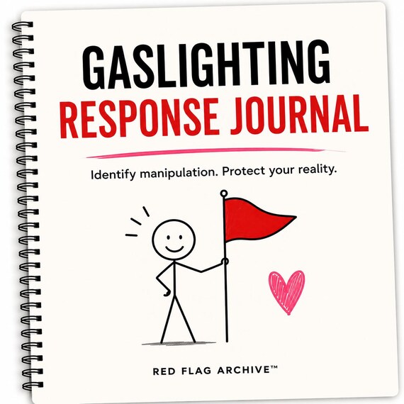 Gaslighting Response Journal, Reality Check Worksheet, Emotional Abuse Incident Log PDF