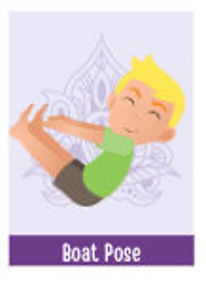 Kids Yoga Poses Printable Flashcards Instant Download Kids - Etsy
