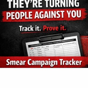Smear Campaign Evidence Log (Court-Ready Documentation Kit for Reputation Attacks)