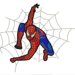 Embroidery Spiderman files . 2 sizes. Еmbroidery Design machine files.Instant file download