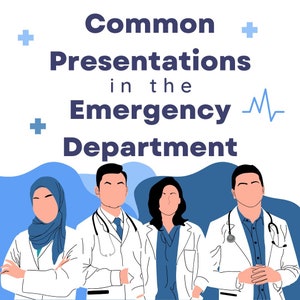 Presentaciones comunes en el Departamento de Emergencias. Enfermero/a de A&E, estudiante de enfermería de urgencias, hojas de referencia de enfermería *Hoja rápida de evaluación ABCDE gratuita*